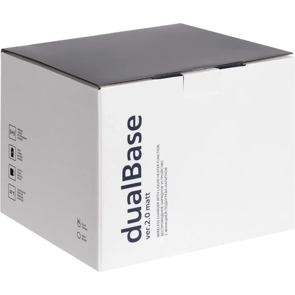 Кружка с подогревом и беспроводной зарядкой dualBase ver. 2.0 Matt