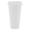 Стакан с крышкой Color Cap White