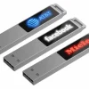 Флешка с подсветкой логотипа markBright