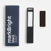 Флешка с подсветкой логотипа markBright Black
