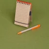 Блокнот на кольцах Eco Note с ручкой