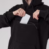 Худи унисекс с карманом на груди Chest Pocket, черное