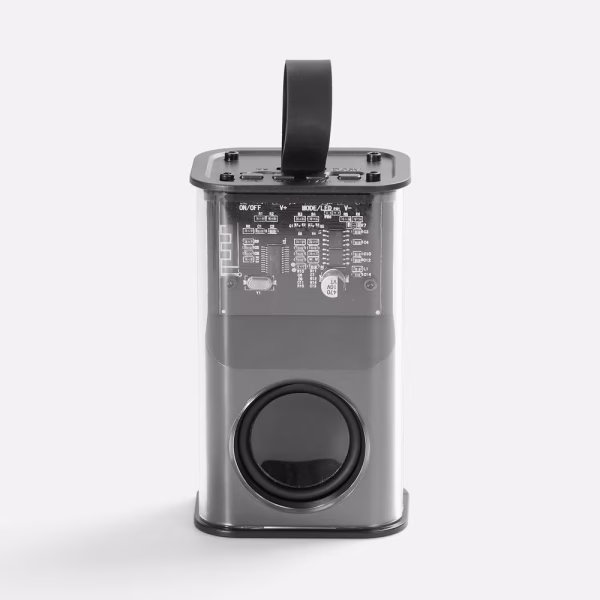 Bluetooth-колонка с подсветкой Groove, серая