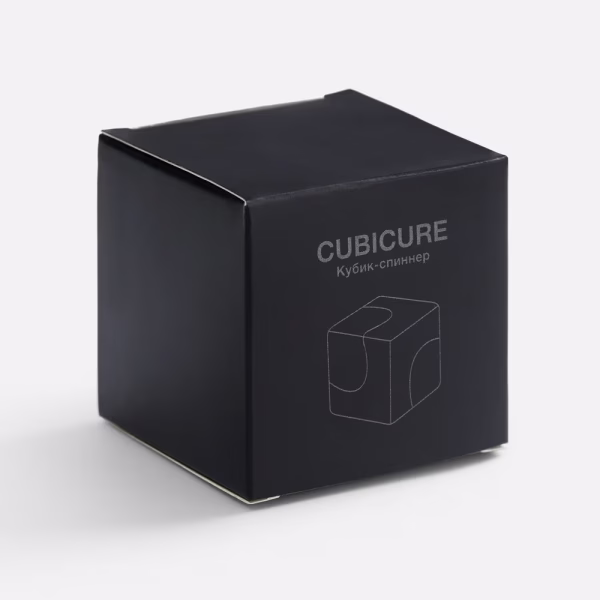 Кубик-спиннер Cubicure, черный