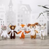 Мягкая игрушка Beastie Toys, котик с белым шарфом